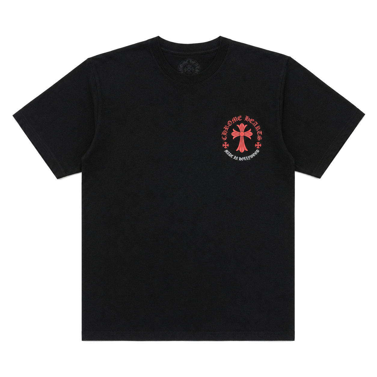 BLACK RED MADE IN HOLLYWOOD CROSS TEE front