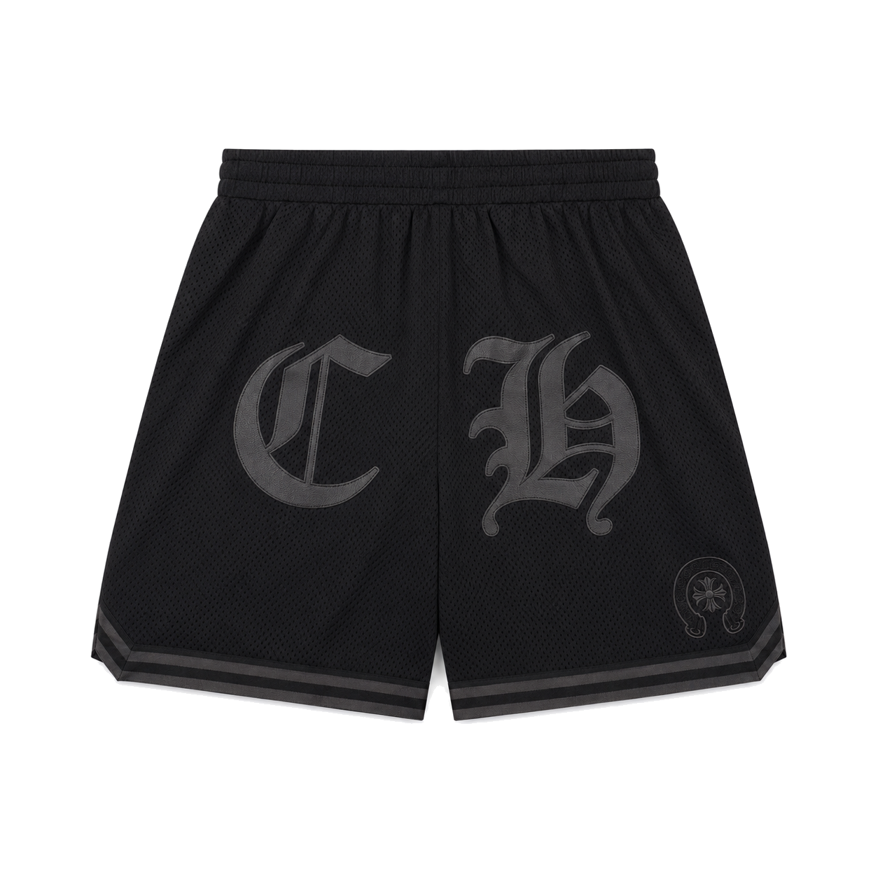 BLACK STADIUM VARSITY MESH SHORTS front