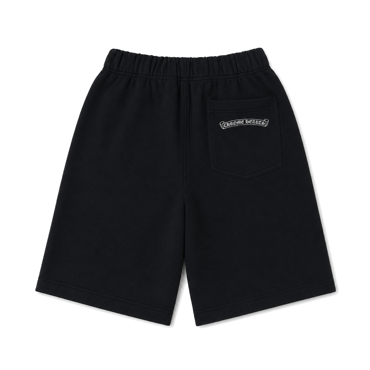 BLACK TRIPLE CROSS HOLLYWOOD SHORTS back