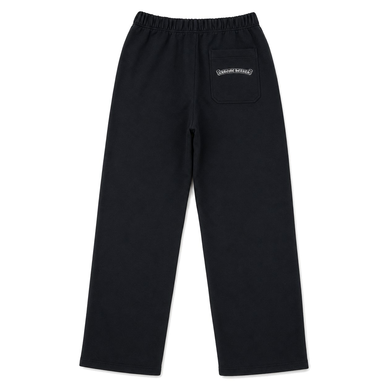 BLACK TRIPLE CROSS HOLLYWOOD SWEATPANTS back