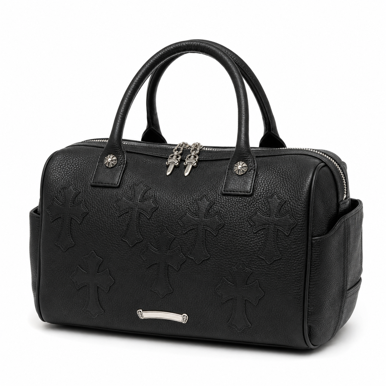 Chrome Hearts Gym Bag #3 Cemetery Cross Patch Small front view