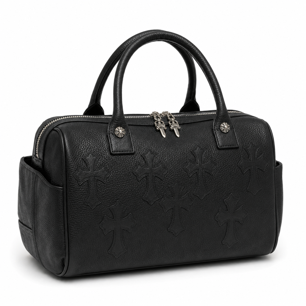 Chrome Hearts Gym Bag #3 Cemetery Cross Patch Small rear view