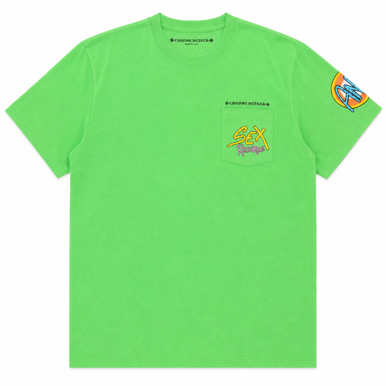 GREEN SEX RECORDS TEE front