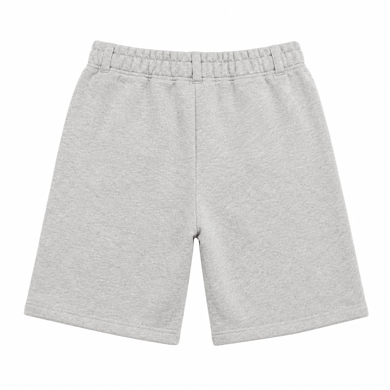 Grey Gothic Logo Shorts back
