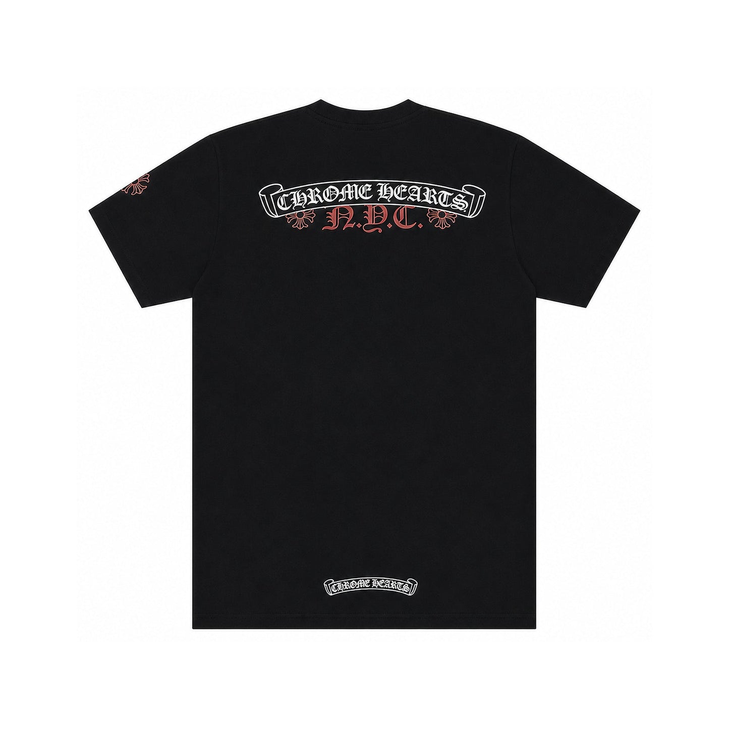 NYC EXCLUSIVE T-SHIRT BLACK RED - back