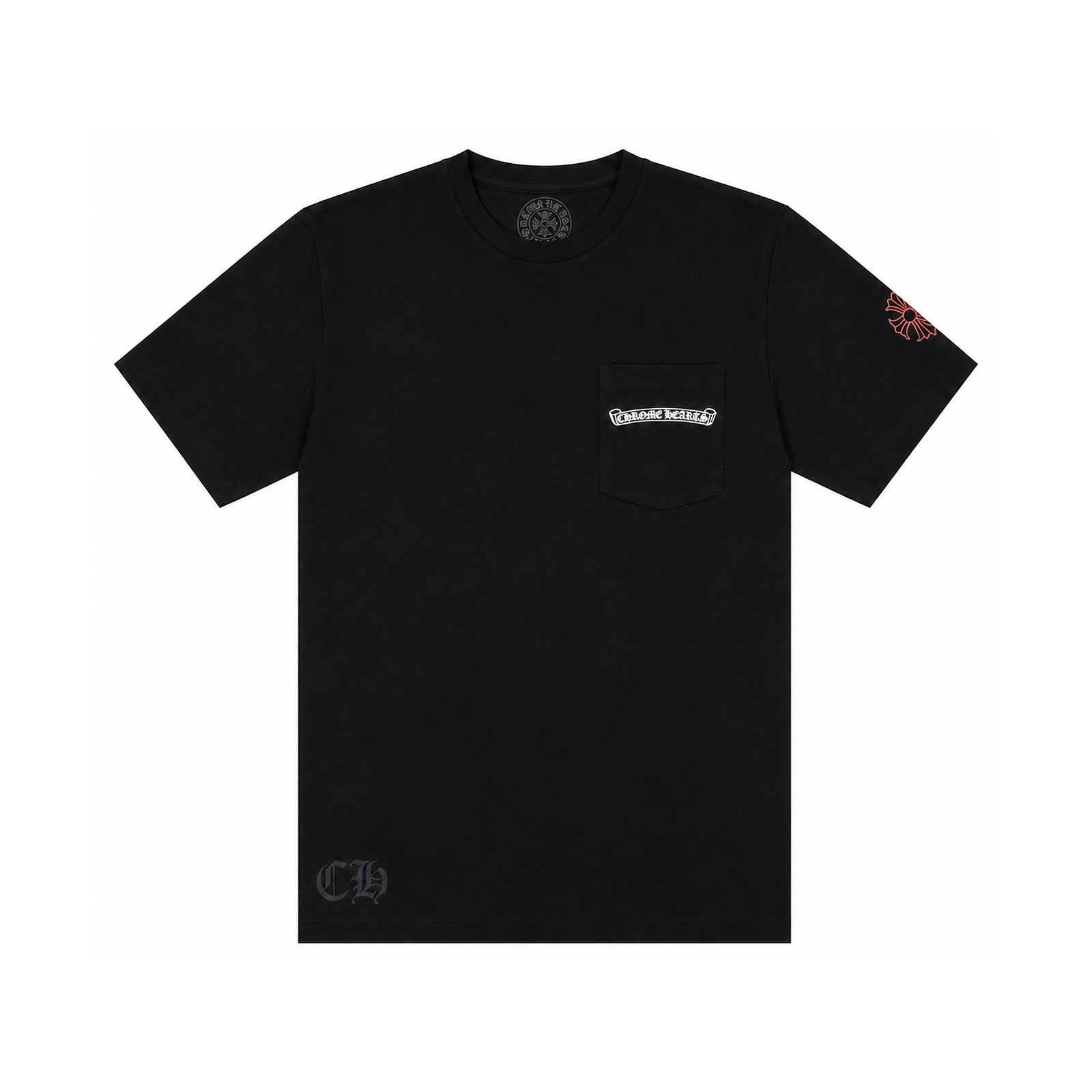 NYC EXCLUSIVE T-SHIRT BLACK RED - front