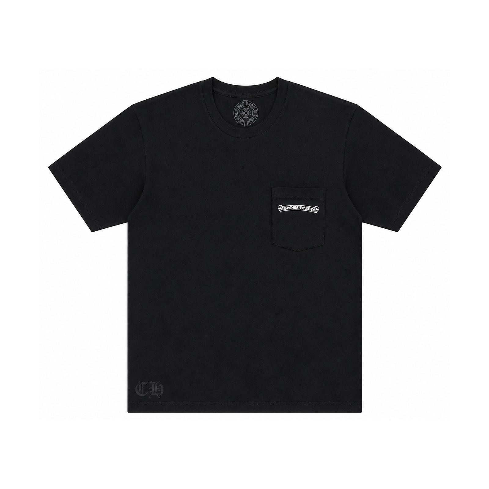 ST BARTH EXCLUSIVE CROSS LOGO T-SHIRT BLACK - front