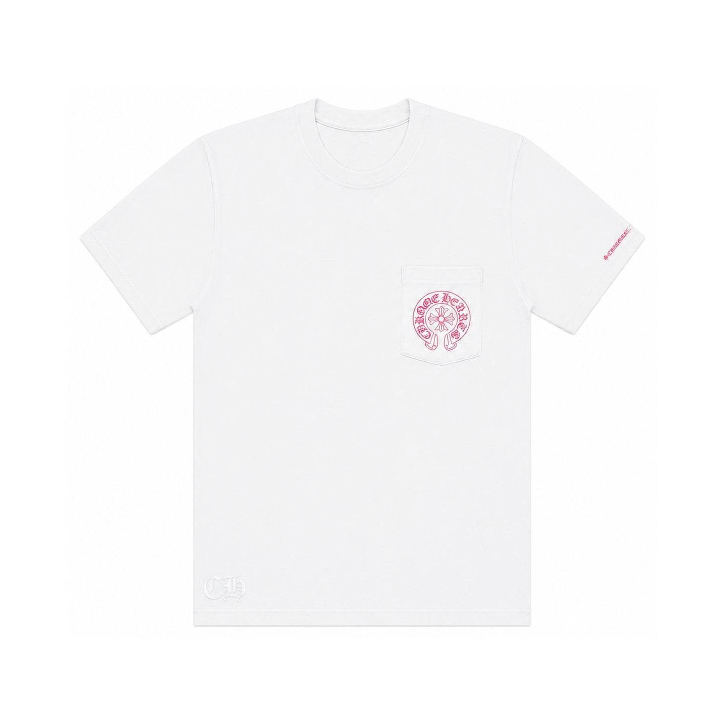 HORSESHOE SHORT TEE PINK - front