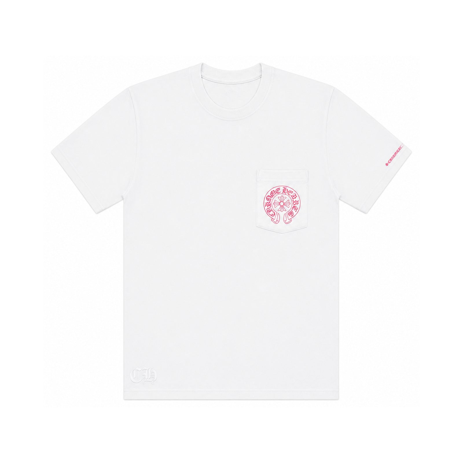 HORSESHOE SHORT TEE PINK - front