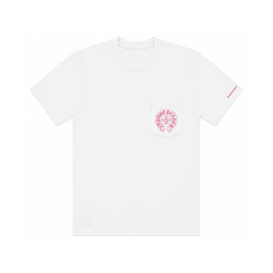 HORSESHOE SHORT TEE PINK - front
