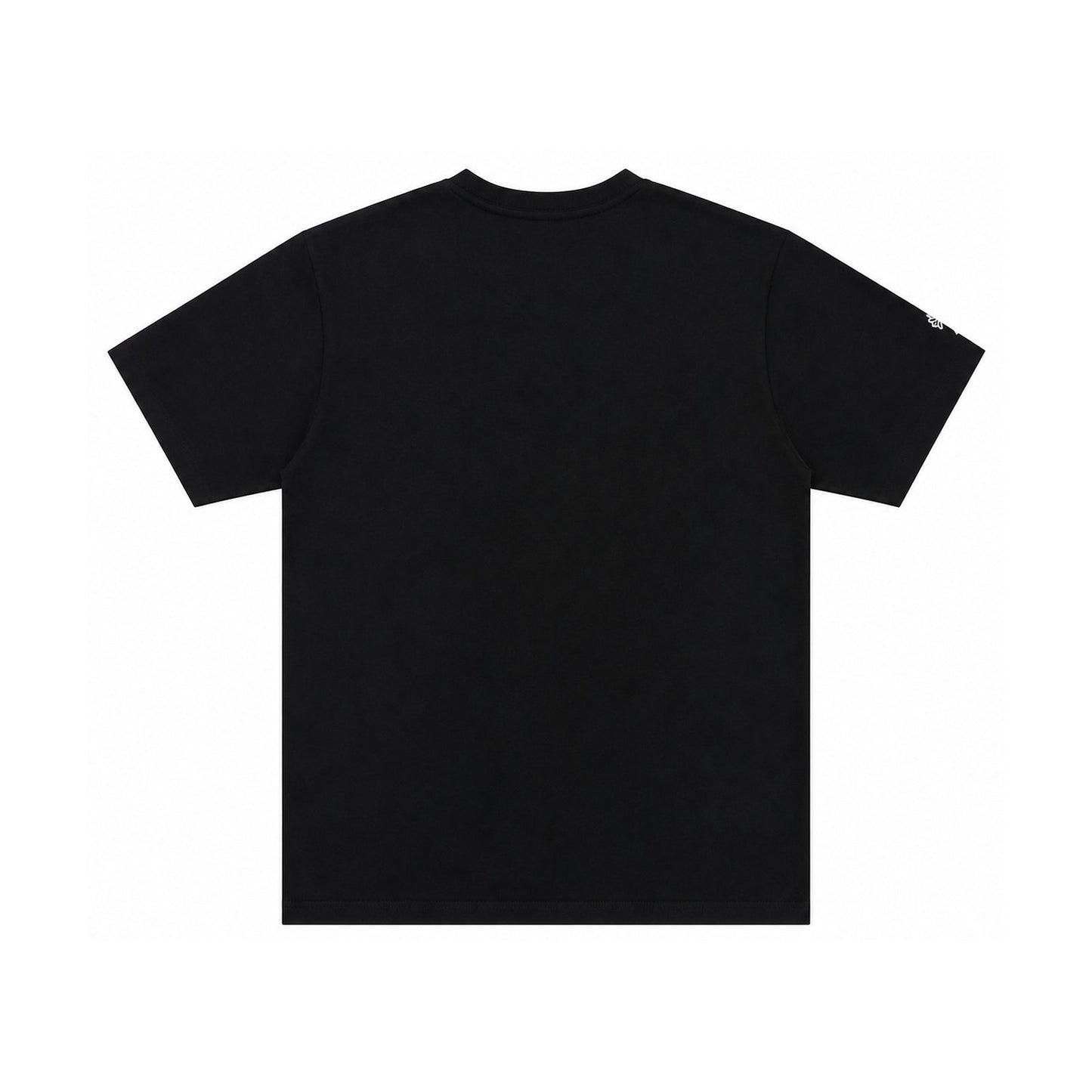 EMBROIDERED CHART LOGO POCKET SHORT SLEEVE TEE BLACK - back