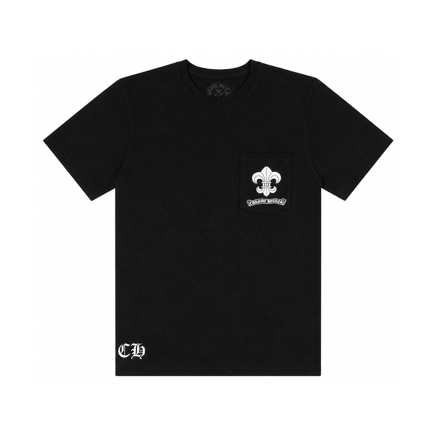 3 SCOUT FLOWER PRINT TEE BLACK - front