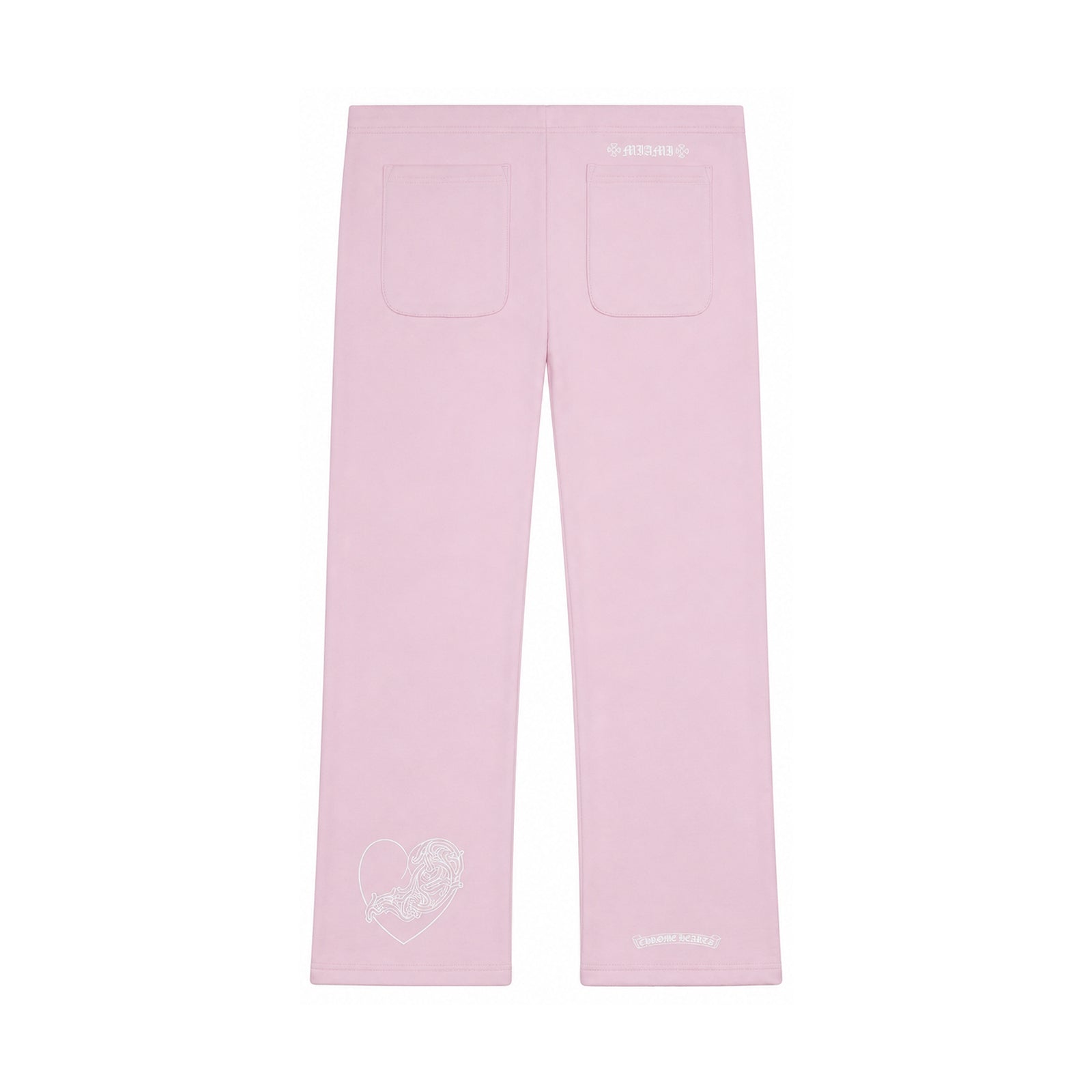 MIAMI ART BASEL SACRED HEART SWEATPANTS PINK - back