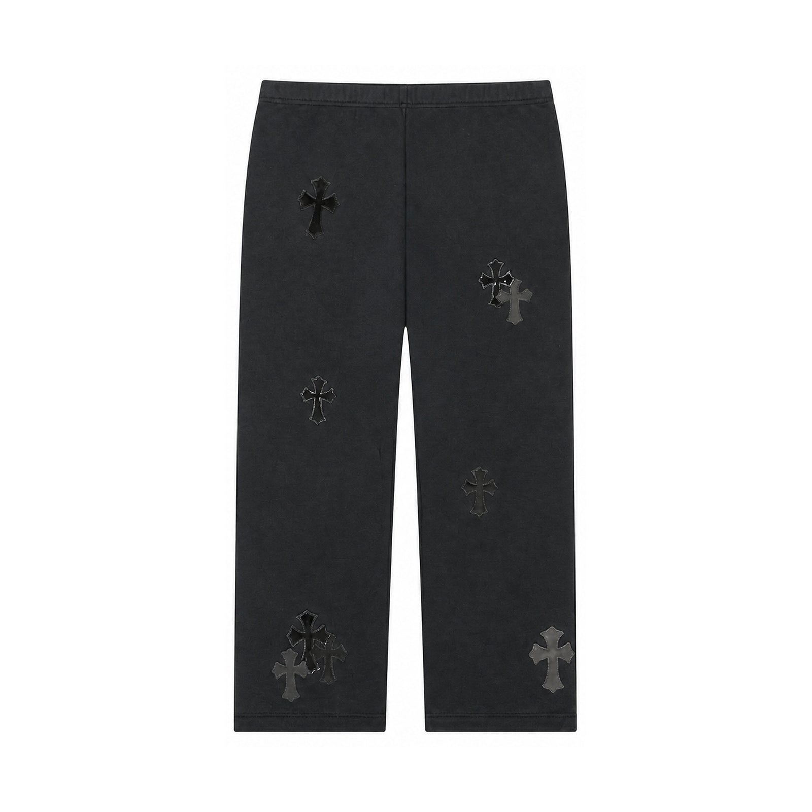 CROSS PATCH SWEATPANTS BLACK - back