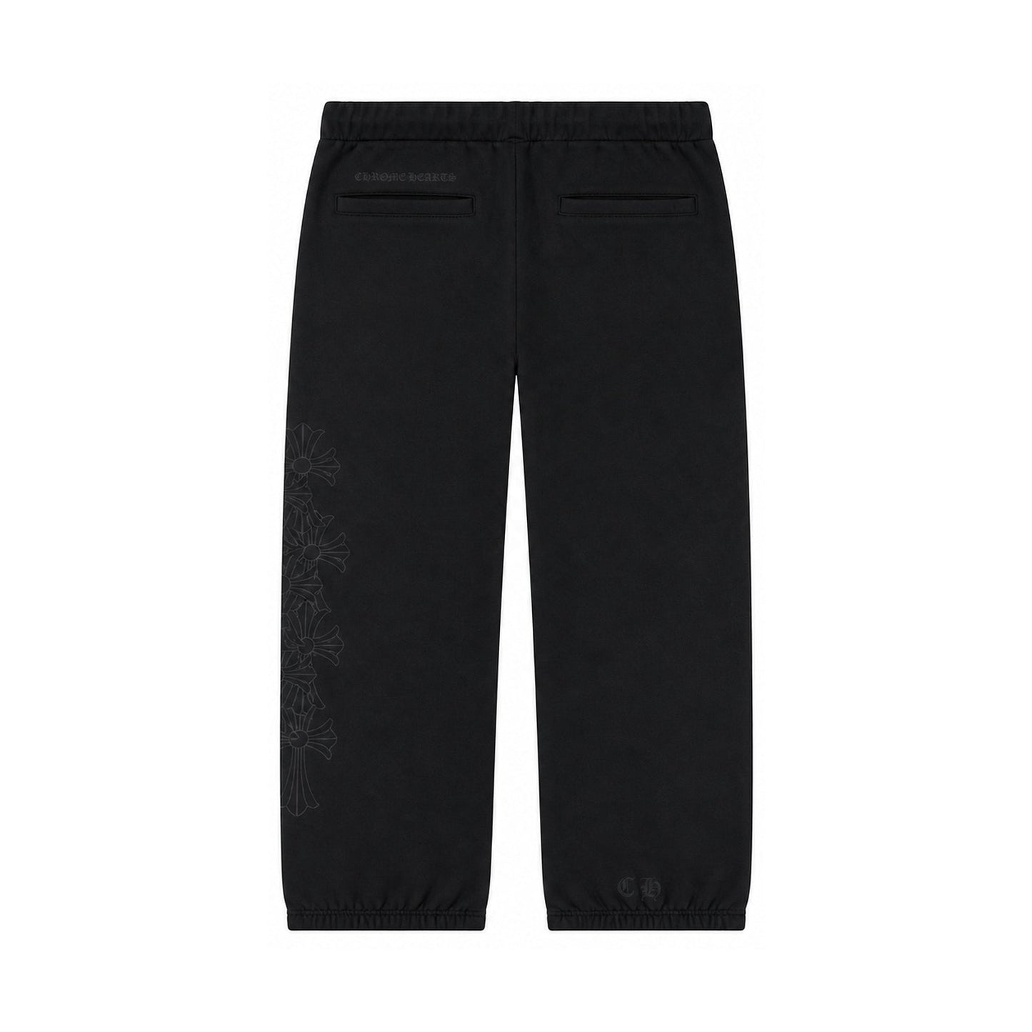 MIAMI EXCLUSIVE CEMETERY VERTICAL LOGO SWEATPANTS BLACK - back