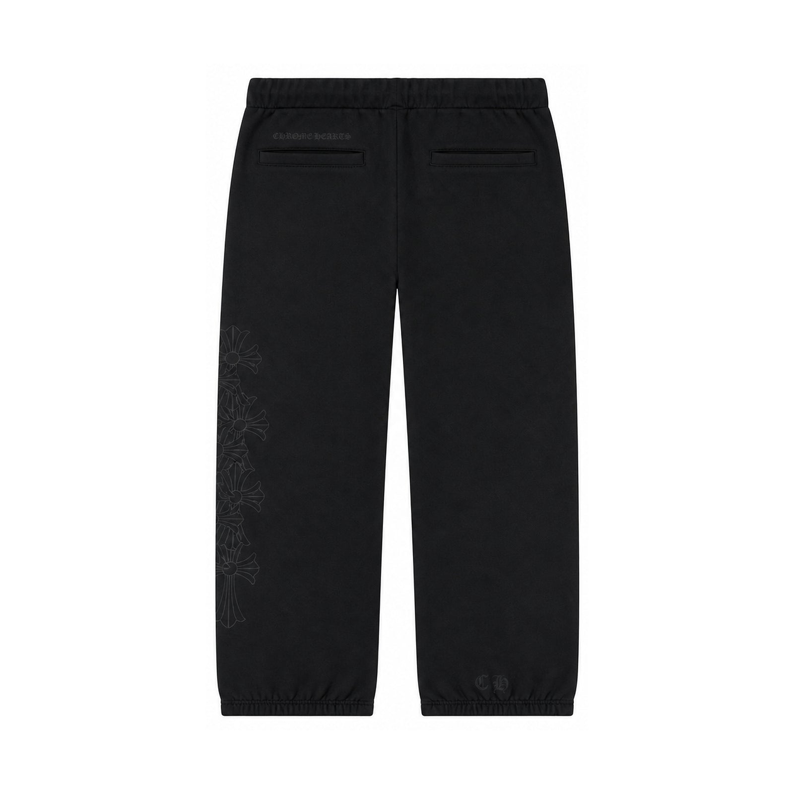 MIAMI EXCLUSIVE CEMETERY VERTICAL LOGO SWEATPANTS BLACK - back