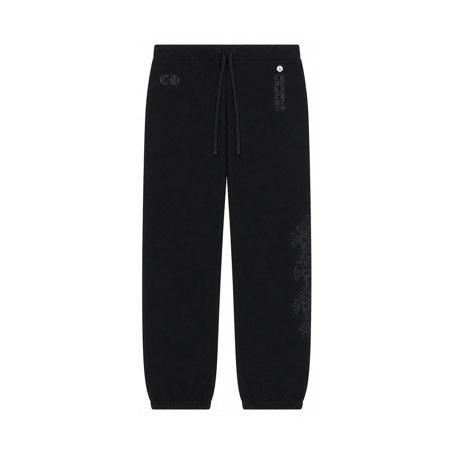 MIAMI EXCLUSIVE CEMETERY VERTICAL LOGO SWEATPANTS BLACK - front