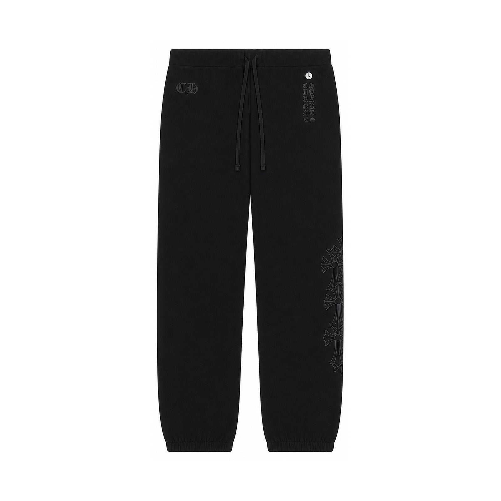 MIAMI EXCLUSIVE CEMETERY VERTICAL LOGO SWEATPANTS BLACK - front