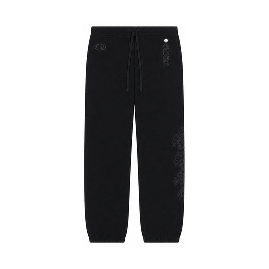 MIAMI EXCLUSIVE CEMETERY VERTICAL LOGO SWEATPANTS BLACK - front