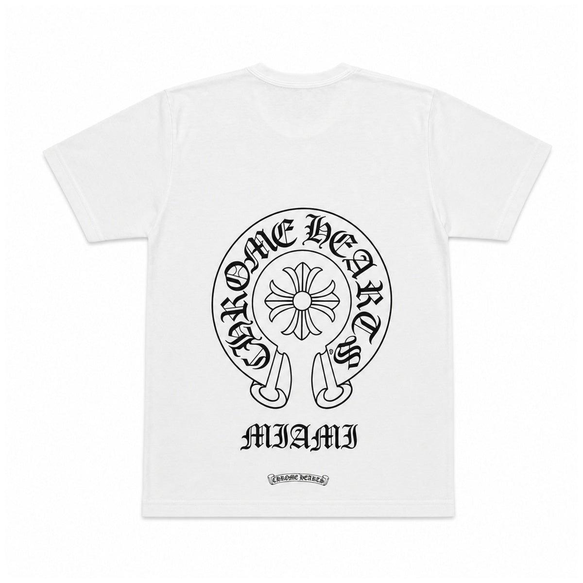 WHITE MIAMI EXCLUSIVE TEE — back view