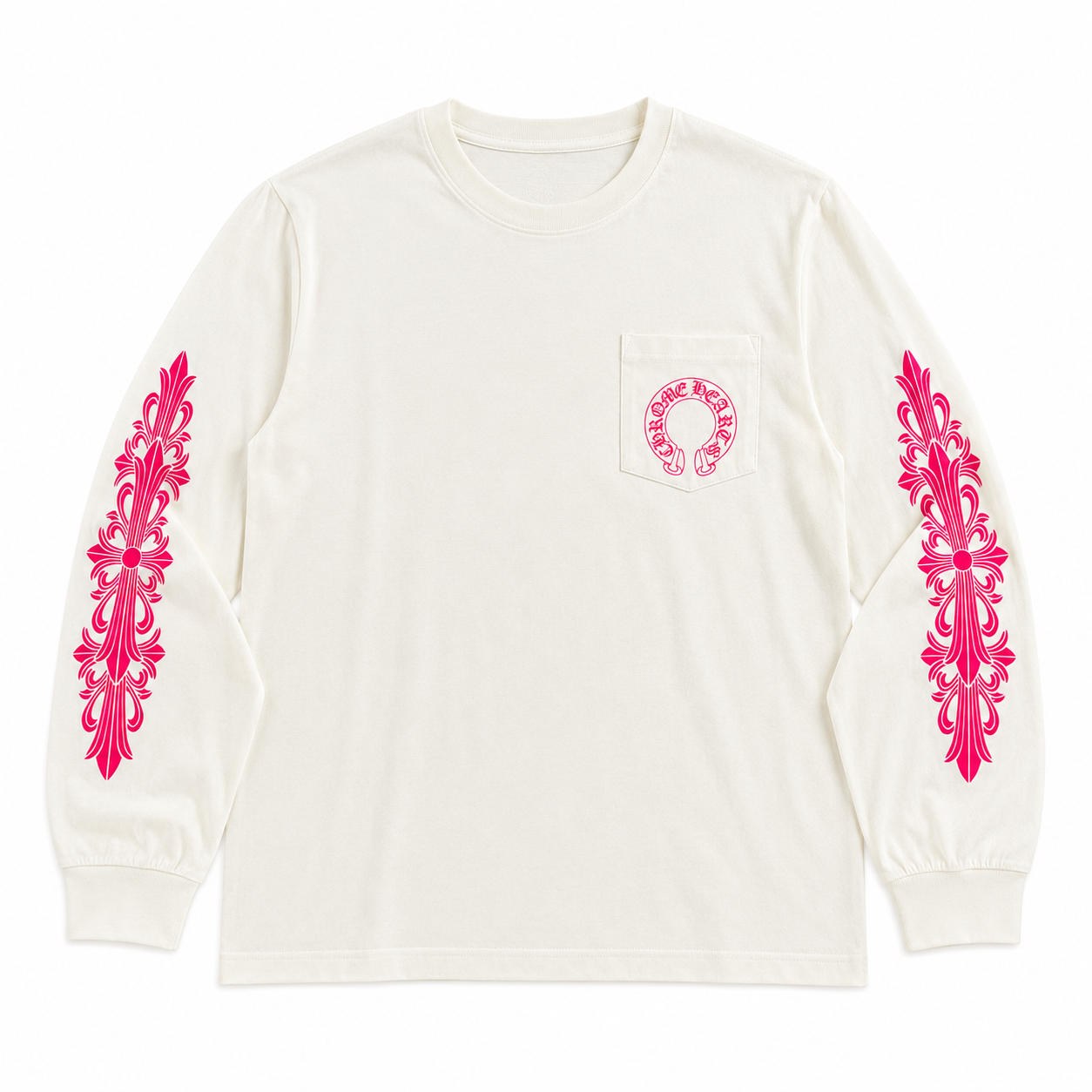 WHITE MONOCHROME LONGSLEEVE product image 1
